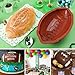 Webake Football Cake Pan 12 Inch Nonstick Football Shaped Silicone Mold for Baking, 3D Breakable Chocolate Mold, Sports-Themed Party