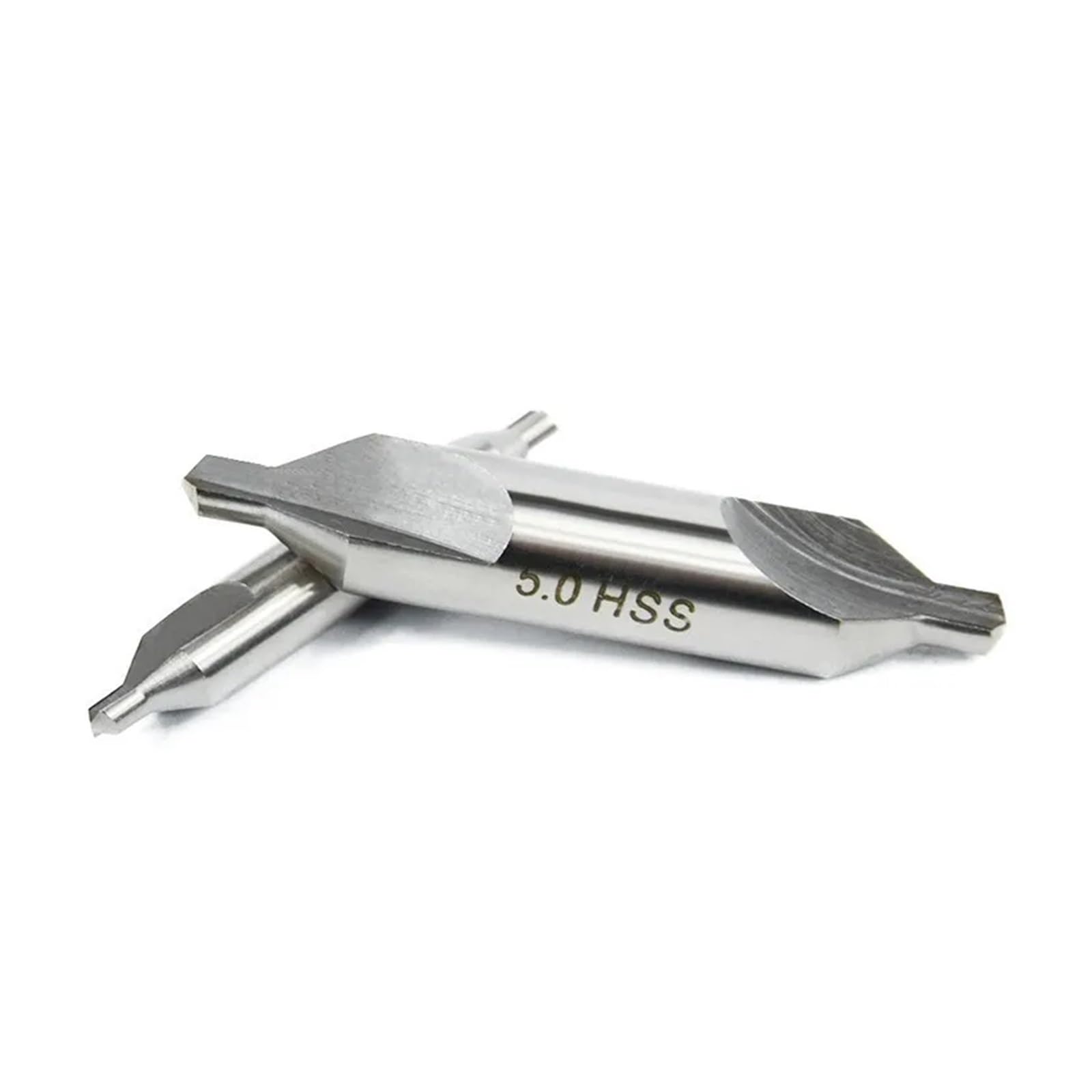 Punte da trapano combinate for tornio HSS, 60 gradi, rivestite in TiN, 1,0-5 mm, 6 pezzi for metallo