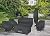 ULTCOVER Waterproof Patio Chair Cover – Outdoor Lounge Deep Seat Single Lawn Chair Cover 4 Pack Fits Up to 28W x 30D x 32H inches, Black