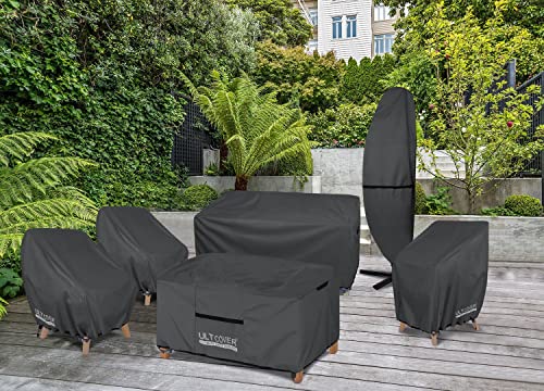 image for ULTCOVER Waterproof Patio Chair Cover – Outdoor Lounge Deep Seat Sin