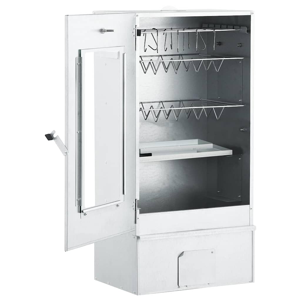 vidaXL Fumoir de Four à BBQ avec 1 kg de Copeaux de Bois Barbecue Gril d'Extérieur Gril de Cuisson Arrière-cour Durable 44,5x29x83 cm