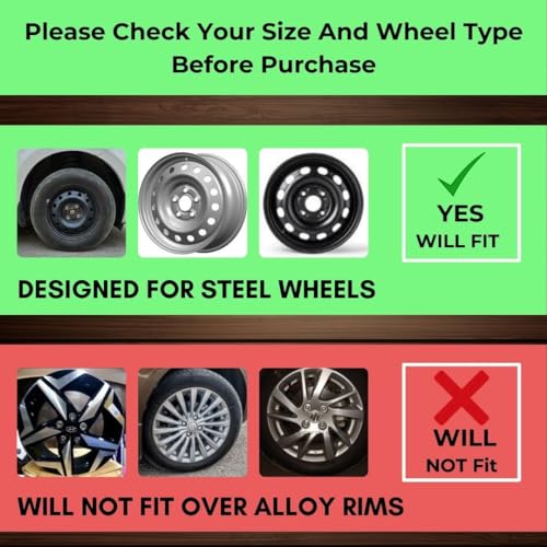 Image of Prigan Seltos Black Silver Wheel Cover 16 inch for Kia Seltos (Set of 4 Pcs) (Press Fitting) Model- Camry DC 16