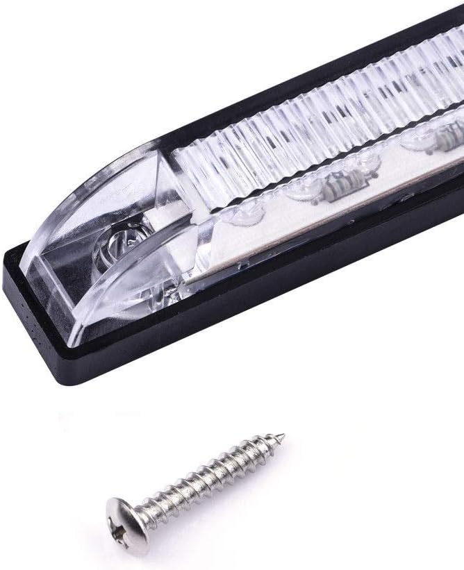 LED Bar Light - Heavy Duty, Water Resistant 12 Volt DC LED Courtesy Convenience lamp, 6" Length