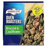 Birds Eye Oven Roasters, Seasoned Broccoli and Cauliflower, Convenient Roasted Veggies for Sides With Frozen Vegetables, 14 OZ Bag