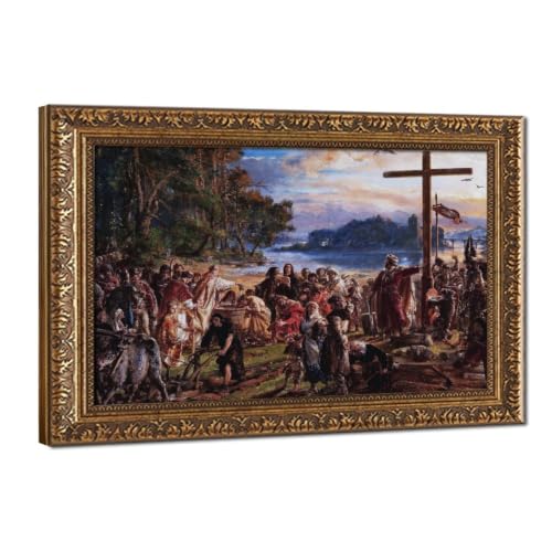 Le baptême de la Pologne par Jan Matejko : déco élégante pour votre salon