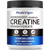 PeakVigor Micronized Creatine Powder Unflavored, 10.58oz...