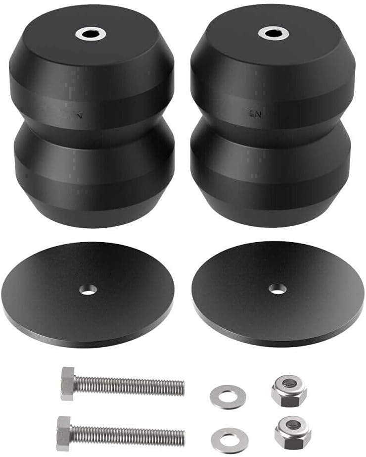 GMRCK15S Rear SES Rubber Helper Spring Kit, Fit for 1999-2015 GMC Silverado and Sierra 1500, Rear 2WD/4WD