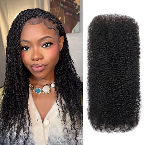 Beauty Youth Afro Kinkys Bulk Human Hair(22 Inch),...