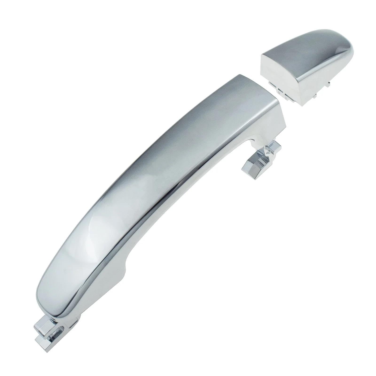 ATGCBCAUF Outer Door Handle Chrome for Mazda BT-50 2012-2020 AB3921218A14AC AB39-26224A46-CB UC9M59415 Car Exterior Door Handles(X1 Without Hole)