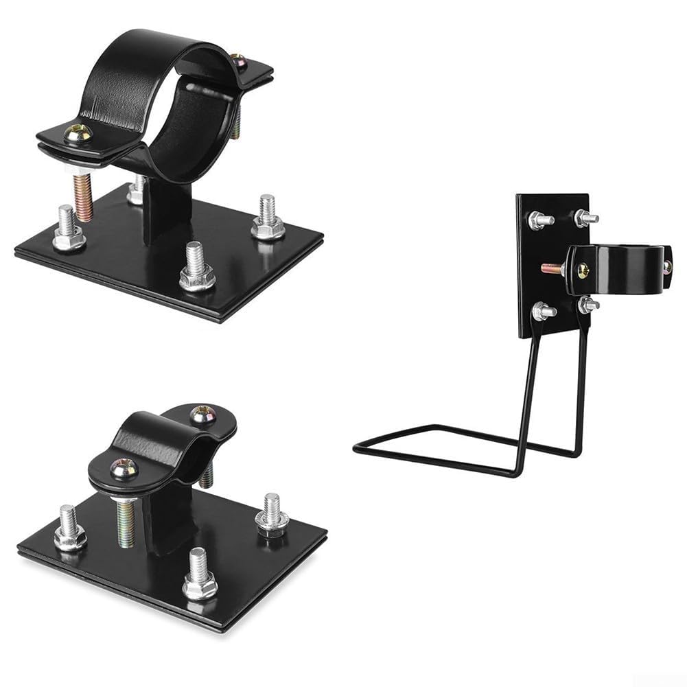 Soporte fijo para cesta de bicicleta, soporte de metal para cesta de bicicleta plegable para bicicletas de carretera y bicicletas de montaña