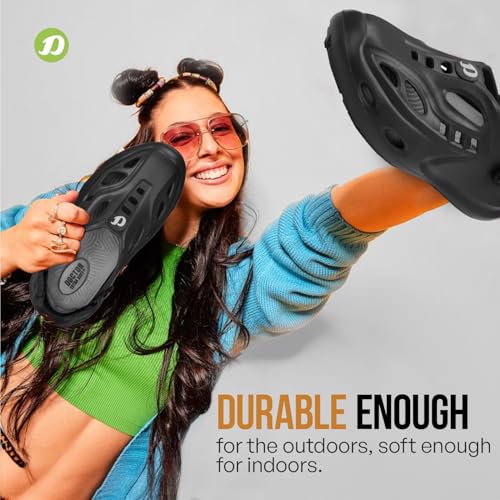 Image of DOCTOR EXTRA SOFT Men's Sports Extra Padding Casual Clogs /Sandals with Adjustable Back Strap for Adult| Comfortable & Lightweight| Stylish & Anti-Skid| Everyday Use Waterproof Mules Gents & Boys D-531