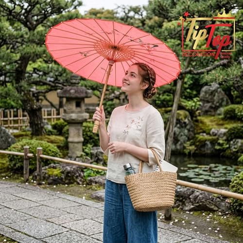 Image of Parasol Japanese Traditional Umbrella (33 Inch) (Authentic) (Handmade) (1 Piece)