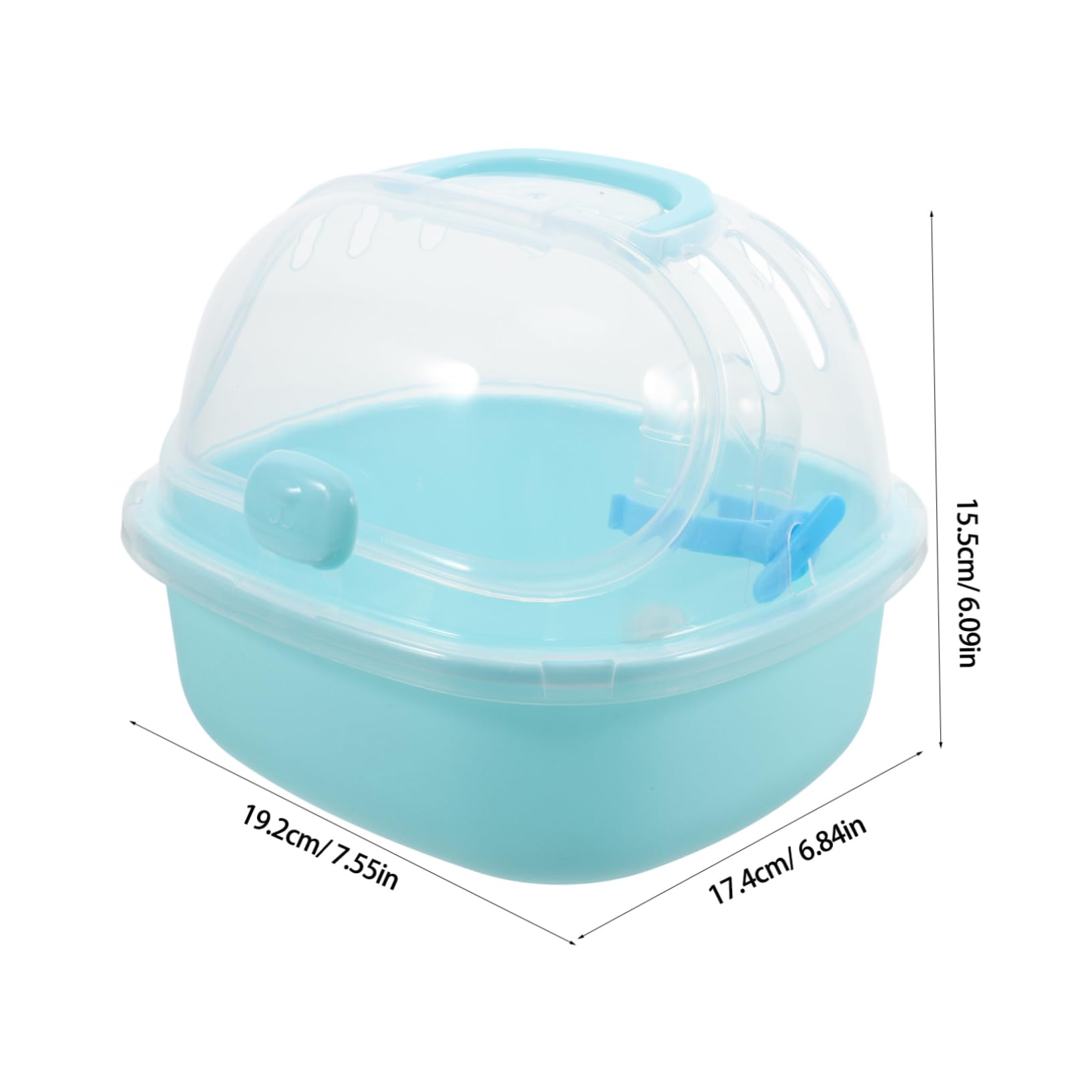 BESPORTBLE Compact Hamster Cage Portable Travel Carrier Outdoor for Small Animals