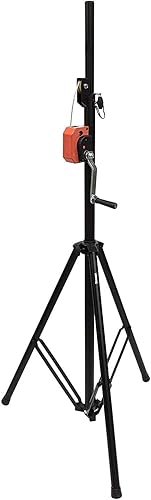 Miniatura 7 de CedarsLink Triángulo móvil del sistema del braguero de la iluminación de DJ de la manivela ancha de los 20' pies