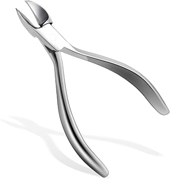 Toenail Clippers, Professional Ingrown Nail Clippers for Men Women& Seniors, Toenail Clippers for Thick Toenails, Premium Quality Stainless Steel Nail Clippers with Super Sharp Curved Blades