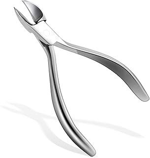 Toenail Clippers, Professional Ingrown Nail Clippers for Men Women& Seniors, Toenail Clippers for Thick Toenails, Premium Quality Stainless Steel Nail Clippers with Super Sharp Curved Blades