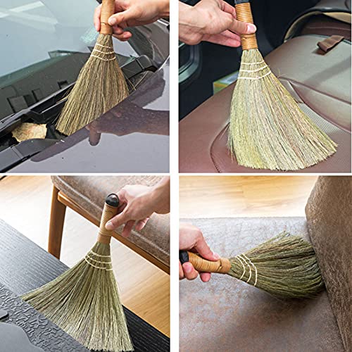 Japanse Stijl Bezem - Zachte Borstel Met Zachte Haren En Korte Steel Schoon Vegen Multifunctioneel