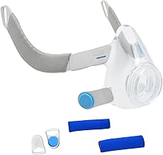 AirFit F20 Frame Kit with Dual Soft Strap Covers – Compatible with AirTouch & AirFit F20 Masks, Magnetic Clips – Frame Only (No Cushion or Elbow)