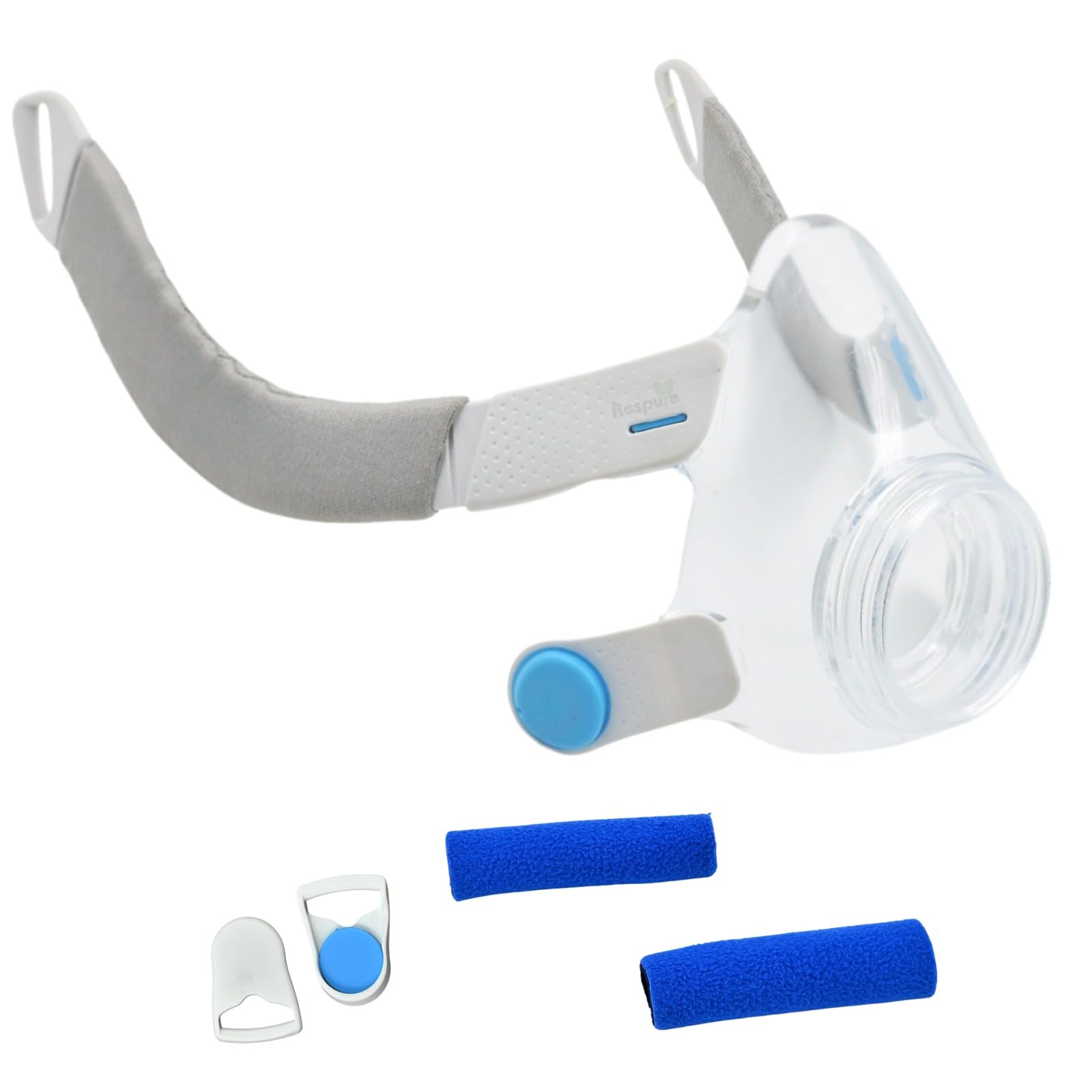 Set telaio di ricambio compatibile con maschera AirTouch/AirFit F20, include copricapo con clip magnetiche (senza gomito) – Vestibilità sicura e aderente