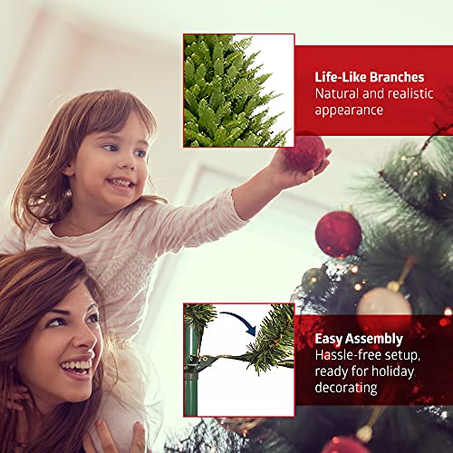 Puleo International 7 Foot Un-Lit Fraser Fir Artificial Christmas Tree #TOP3