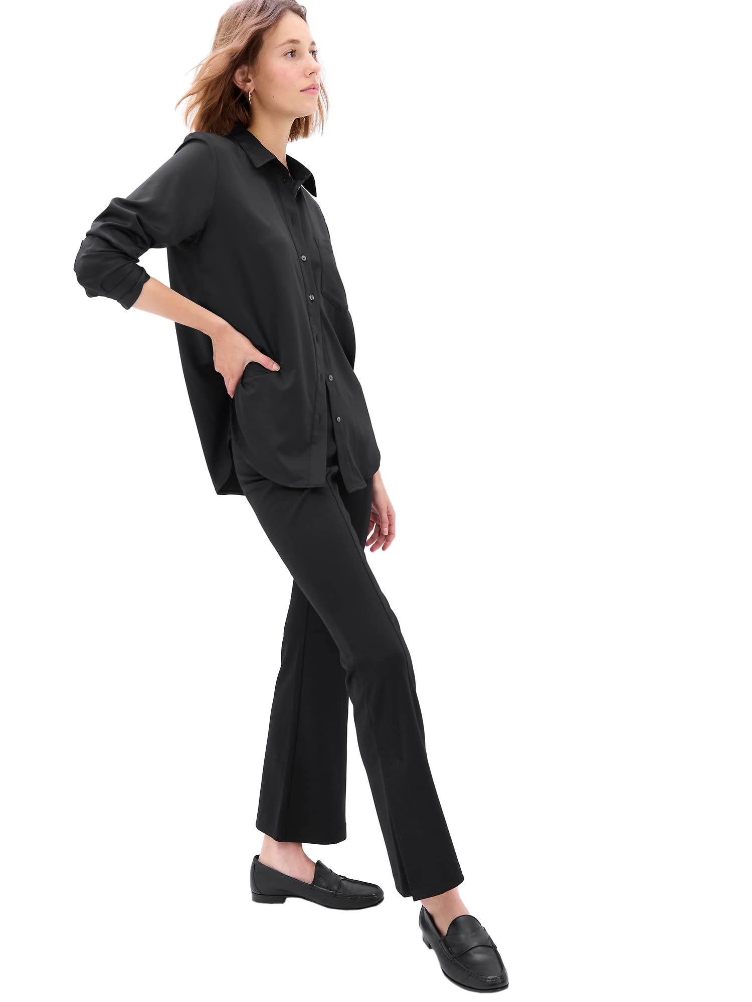 Gap Womens Split Hem Ponte Pant