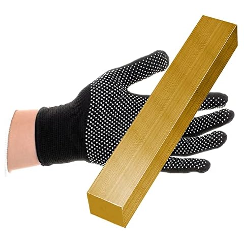 GYHCHJDZ 25mm Brass Square Bar Stock Cover