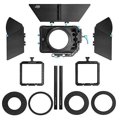 Fotga Dp3000 M3 4X4 Swing-Away Matte Box For 15Mm Rail Follow Focus Rig Dslr Mirrorless Camera Canon Eos R Eos-1D X 5D 5Ds R 6D 7D Ii Iii Iv Nikon Z6 Z7 D5 D850 Sony A7 A7R A7S Ii Iii Iv A7Iv Bmpcc 4K #TOP2