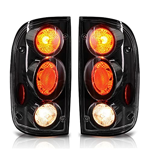 AUTOSAVER88 Taillights Tail Lamps Compatible with 2001 2002 2003 2004 Tacoma (Clear Replacement Assembly Fit All Models Sold in Pairs)