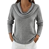 Agrafe basique de garde-robe à assortir avec des jeans, des leggings ou des jupes pour un usage quotidien. Fonctionne comme un haut autonome ou une pièce de superposition sous les vestes et cardigans pour différents styles.
