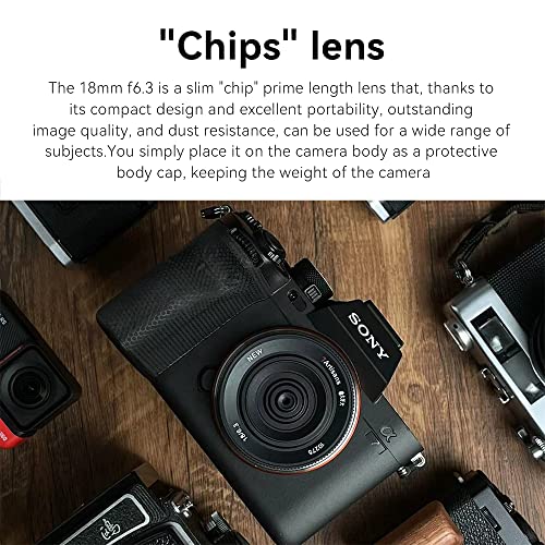 Image of 7artisans 18MM F6.3 Mark II UFO Lens for Fuji Mount, APS-C, Prime Lens, Ultra-Thin Compact Mirrorless Cameras for FUJIFILM XM-H /XP /XE /XA /XT /XS Series