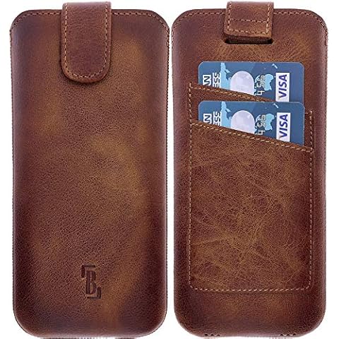 Burkley Genuine Leather Case for Galaxy S10+ Cover
