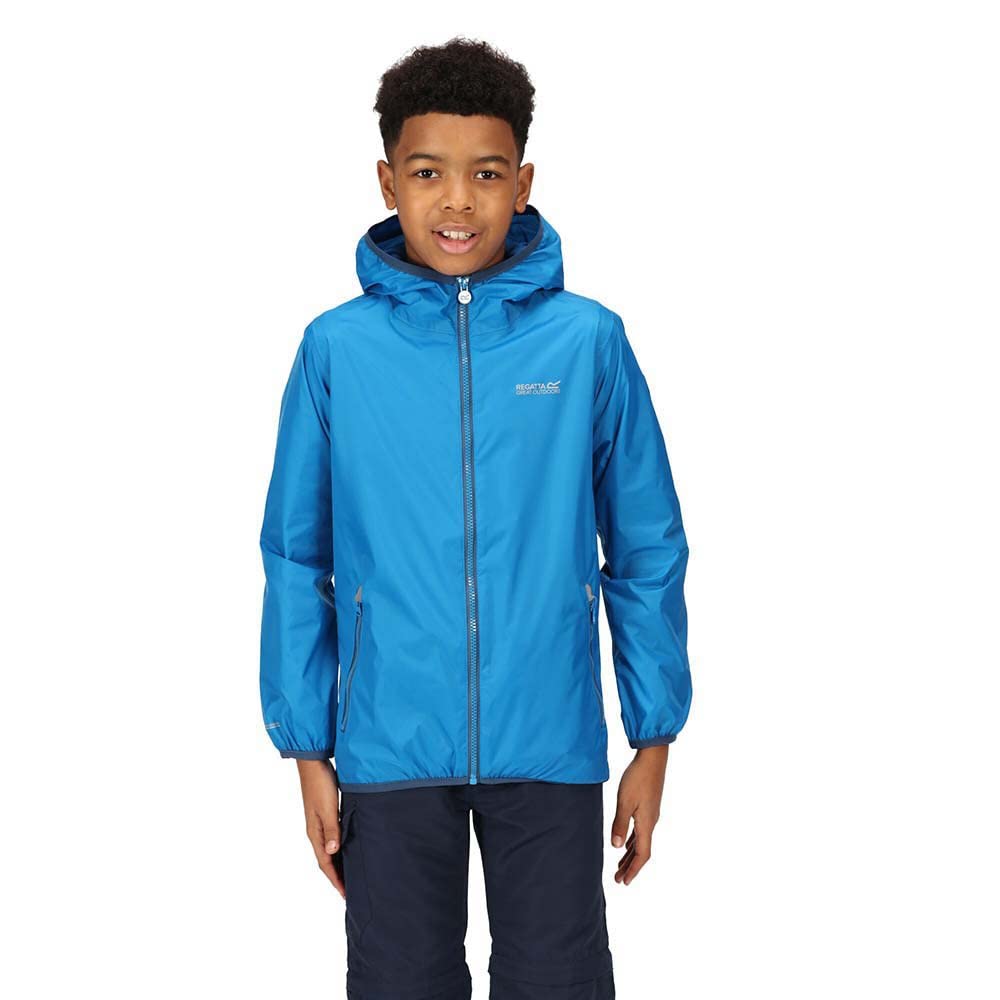 Regatta Indigo Blue Kids Lever Ii Waterproof Jacket - 13 Years