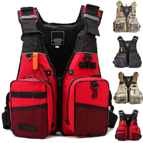 Adjustable Fishing Jacket Double-Span Belt with Neoprene Fabric and High-Density EPE Foam for Kayaking Boating Snorkeling Water 