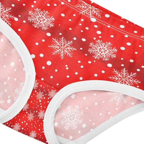 White Snowflakes Christmas Toddler Girls's Underwear 2T 202c18694