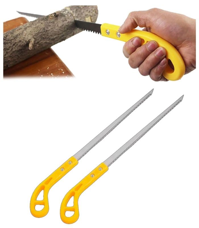 Homdum Portable Hand Saw 9 Inch Outdoor Rugged Blade Hand Saw, Best For Camping, Gardening, Hunting | Cutting Wood, Pvc, Bone,Non-Slip Handle Design (PACK OF 2PC) (B0D8LF1B5L) Amazon Price History, Amazon Price Tracker