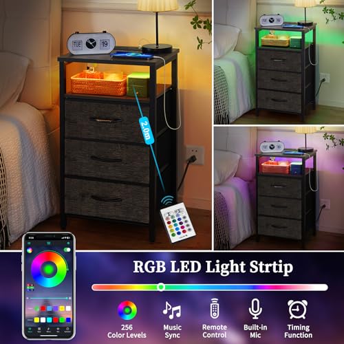 Mesita de noche LED con carga 50% OFF - $29.99 - Image 4