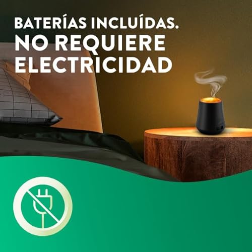 Miniatura 7 de Air Wick Essential Mist, Ambientador Difusor De Aceites Esenciales Que Brilla Al Liberar Vapor, Con Aroma A Flor De Cerezo Y Frambuesa Infusionado Con 2 Veces Más Aceites Esenciales