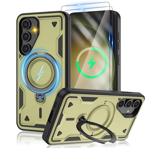 Coque Samsung S23 MagSafe verte pour éviter les bris d'écran