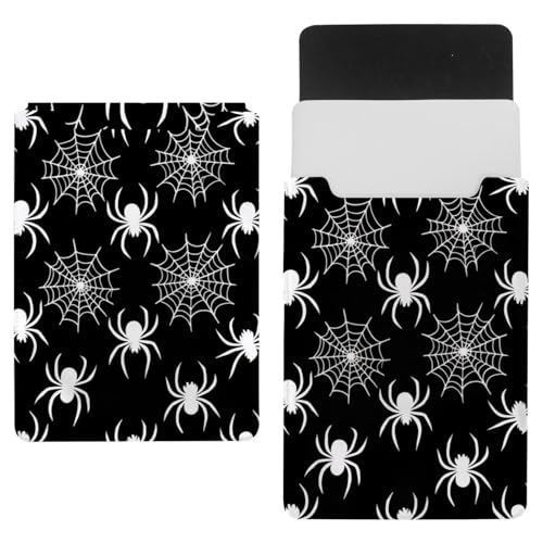 Housse pour ordinateur portable contre rayures sacoche 35,1 x 25,9 cm motif araignée et toile