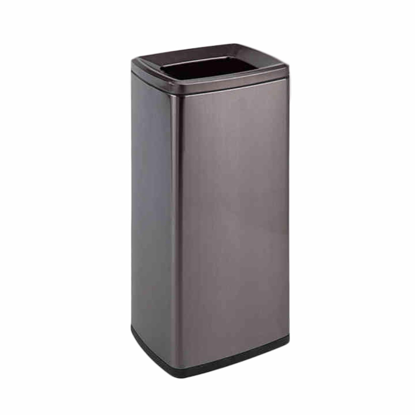 IUokLU Square Column Ashtray Trash Can,Tall Vertical Cigarette Butt Holder,Removable Inner Barrel,12L Capacity（Color 1-Style 2）
