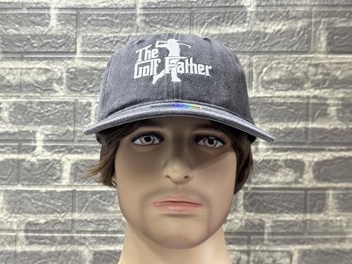 Image of Embroidered Adjustable Baseball Hat for Men Women, Washed Cotton | Premium Embroidery Design, Adjustable Metal Buckle Closure, Simple Lifestyle Wear