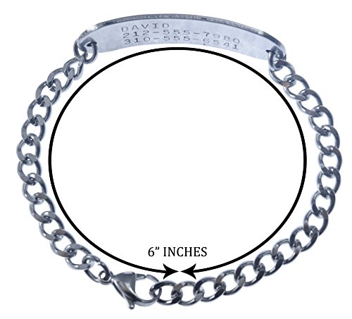 Custom Severe Peanut Allergy Childrens Med Alert Bracelet. Small 6" Adjustable (Includes FREE Engraving)4