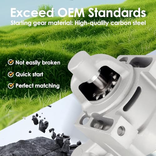 Image of Ezexpreze 10 Teeth Kohler Starter 2509808 2509809 2509811 8000335 15 16 17 18 20 21 22 23 25 26 27 28 30 31 HP, Cub Cadet 2176-5252 M48-60 LT GT ZForce John Deere 800 M L LX F Sabre Toro Dingo TX Z