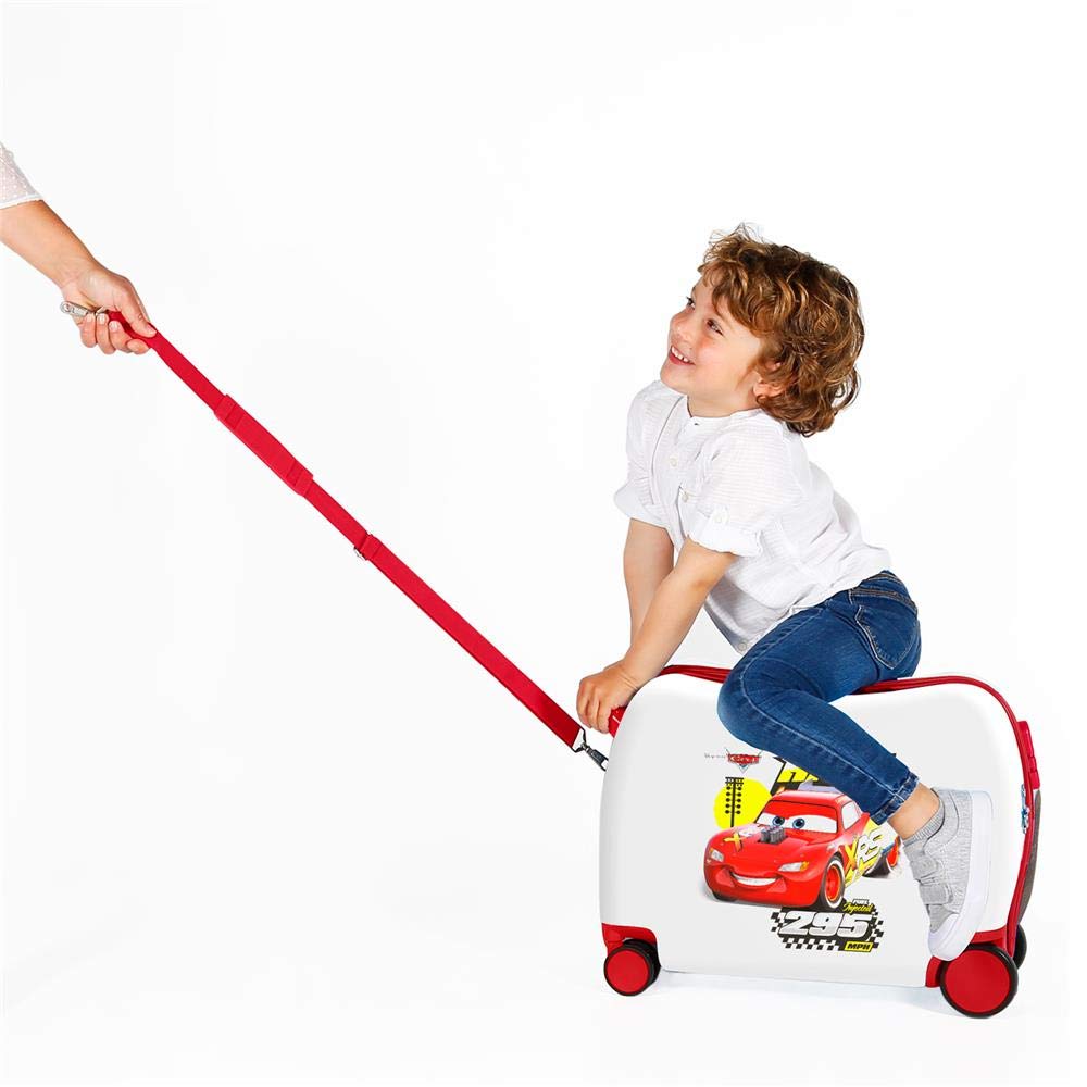 Disney, Cars Joy Maleta Infantil Multicolor 50x38x20 cms Rígida ABS Cierre combinación 34L 2,1 Kgs 4 Ruedas Equipaje de Mano