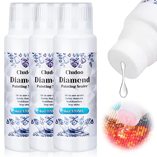 360ML/12OZ Diamond Painting Sealer Cludoo 5D Diamond Painting Sealer