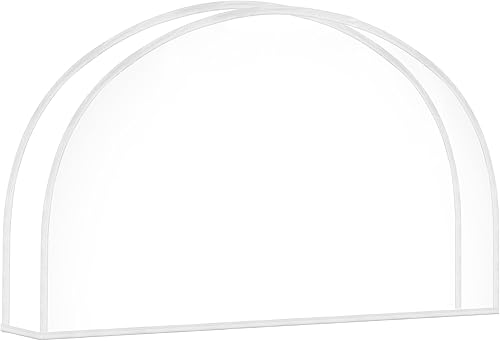 Miniatura 2 de Juego de 12 vinilos transparentes para hombros cubre armario que protege el almacenamiento de decoración del hogar 12 pulgadas de alto x 22 pulgadas