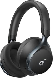 soundcore by Anker, Space One Wireless Headphones, Adaptive Active Noise Cancelling, 2X Stronger Voice Cancellation, 40h ANC Battery Power, App Control, Hi-Res Audio, Bluetooth 5.3 (Refurbished) - View 2