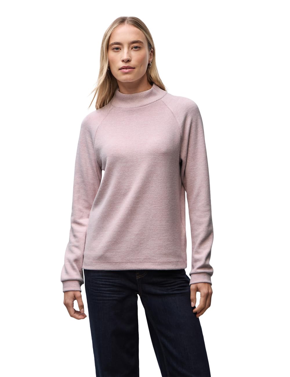 Damen Kuscheliges Melange Shirt