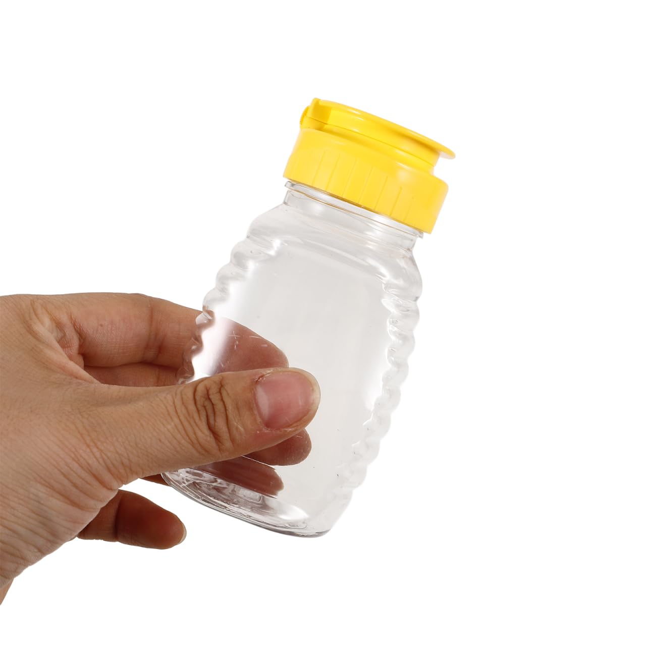 2 Bottiglie Spremibili In Plastica Per Miele E Salse Da 200ml Con Mini Imbuto – A Prova Di Perdite, Senza BPA - 6