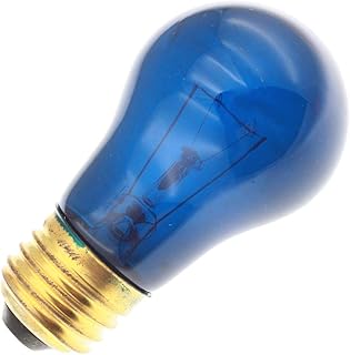 IP INDUSTRIAL PERFORMANCE Specialty 40A15/TB, 130 Volt, Painted Blue A15 Light Bulb